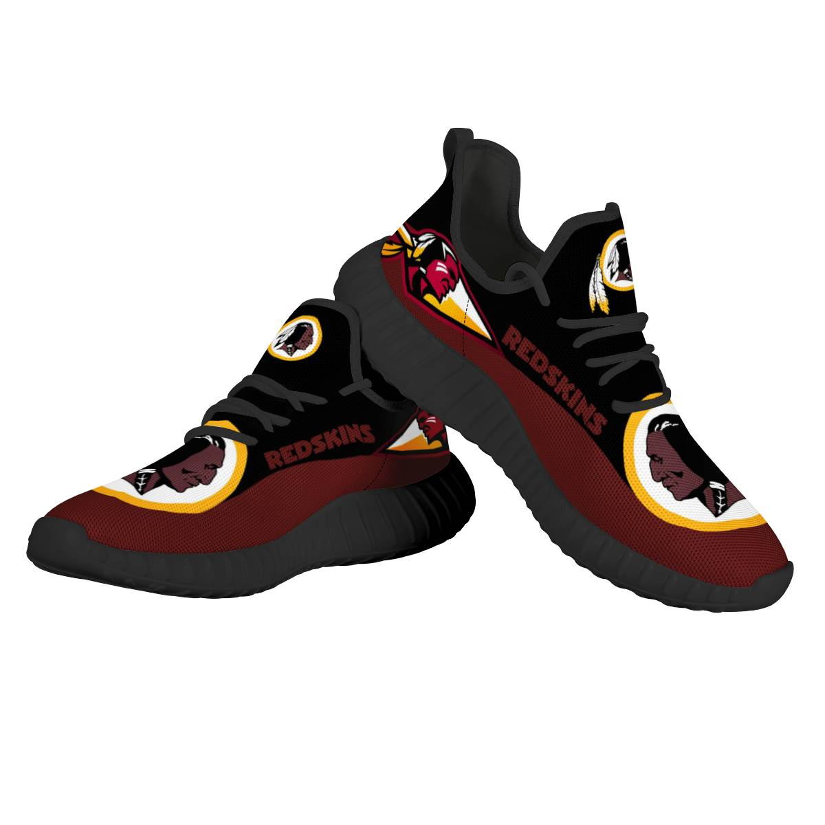 Men's NFL Washington Redskins Mesh Knit Sneakers/Shoes 002